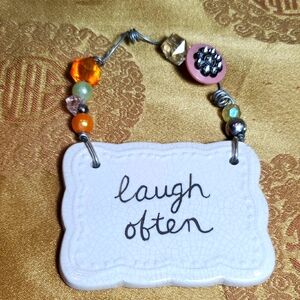 🍒NEW LAUGH OFTEN SIGN